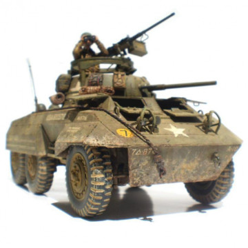 Autoblindo US Army M8 Light Truck Greyhound 1:35