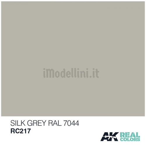 Vernice Acrilica AK Real Colors Silk Grey RAL 7044 10ml