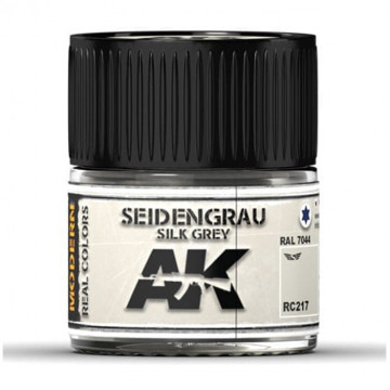 Vernice Acrilica AK Real Colors Silk Grey RAL 7044 10ml