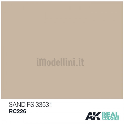 Vernice Acrilica AK Real Colors Sand FS 33531 10ml