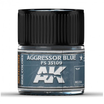 Vernice Acrilica AK Real Colors Aggressor Blue FS 35109 10ml