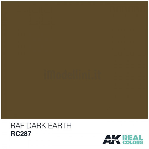 Vernice Acrilica AK Real Colors RAF Dark Earth 10ml