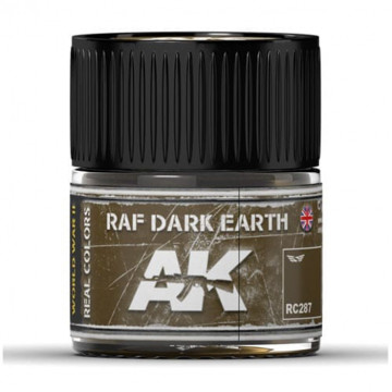 Vernice Acrilica AK Real Colors RAF Dark Earth 10ml