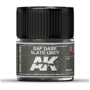 Vernice Acrilica AK Real Colors RAF Dark Slate Grey 10ml