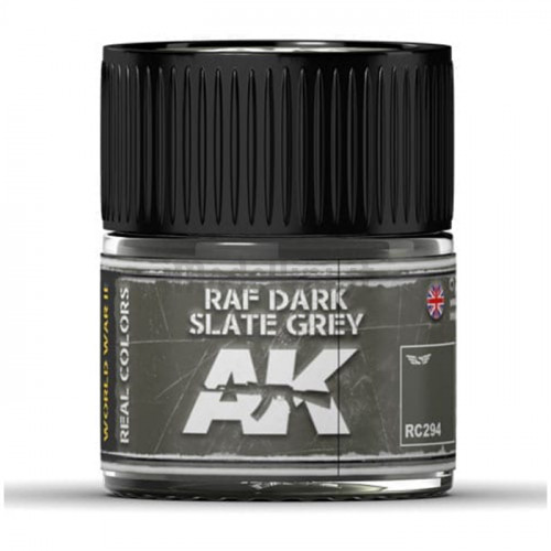 Vernice Acrilica AK Real Colors RAF Dark Slate Grey 10ml
