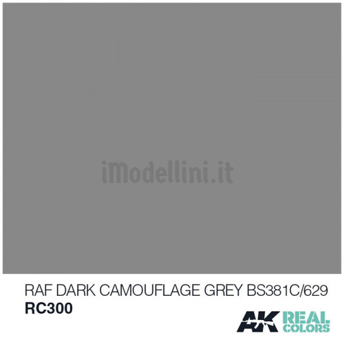Vernice Acrilica AK Real Colors RAF Dark Camouflage Grey 10ml