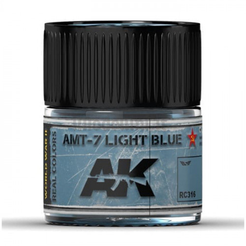 Vernice Acrilica AK Real Colors AMT-7 Light Blue 10ml