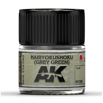 Vernice Acrilica AK Real Colors Hairyokushoku (Grey-Green) 10ml