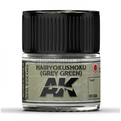 Vernice Acrilica AK Real Colors Hairyokushoku (Grey-Green) 10ml