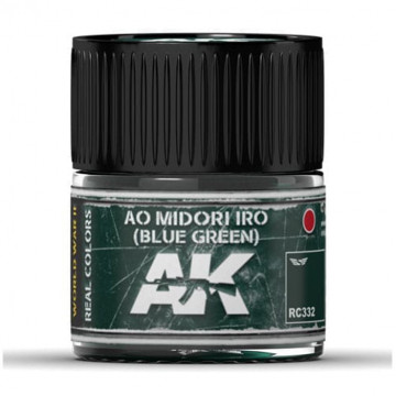 Vernice Acrilica AK Real Colors Ao Midori Iro (Blue-Green) 10ml