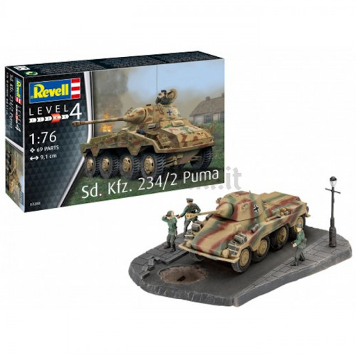 Veicolo Corazzato Tedesco Sd. Kfz. 234/2 Puma 1:76