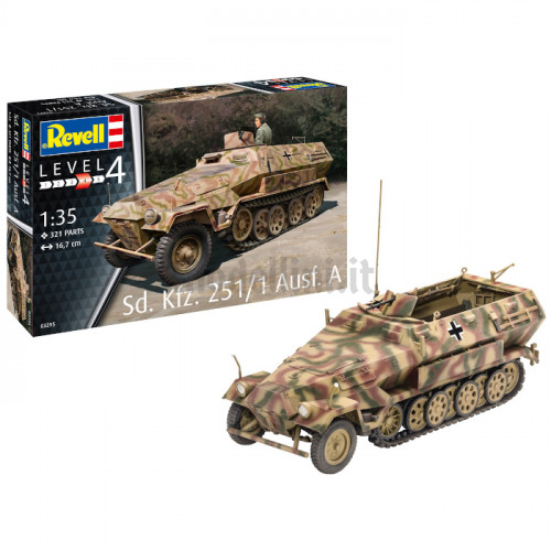 Semicingolato tedesco Sd.Kfz. 251/1 Ausf. A 1:35