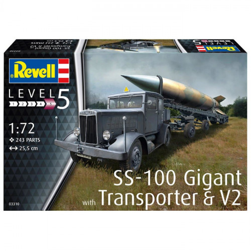 Set SS-100 Gigant con Transporter e Razzo V2 1:72