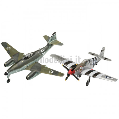 Combat Set Messerschmitt Me262 & P-51B Mustang  1:72