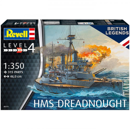 Nave da sbarco Statunitense HMS Dreadnought 1:350