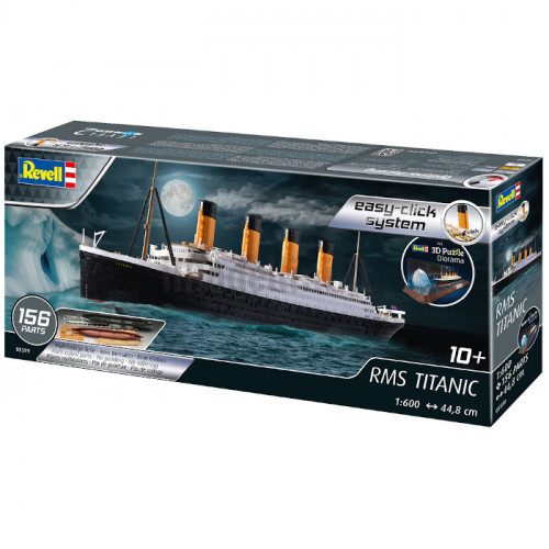 Transatlantico RMS Titanic Easy-Click e Puzzle 3D Iceberg 1:600