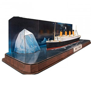 Transatlantico RMS Titanic Easy-Click e Puzzle 3D Iceberg 1:600