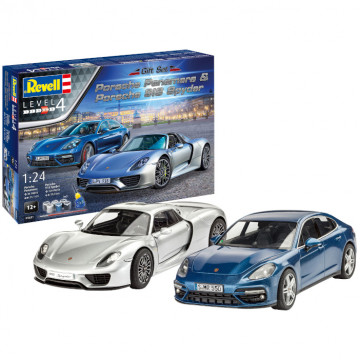 Gift Set Porsche 918 e Panamera 1:24