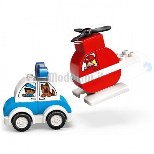 Duplo - Elicottero antincendio e Auto della polizia