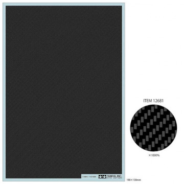 Decal Effetto Carbonio Tessitura Twill Fine
