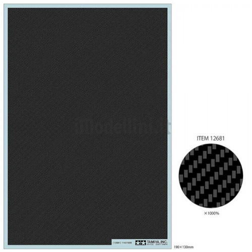 Decal Effetto Carbonio Tessitura Twill Fine