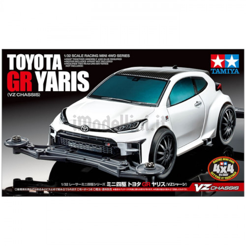 Mini 4WD Toyota Gr Yaris con Telaio Vz