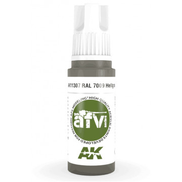 Vernice Acrilica AK 3rd Gen Serie AFV RAL 7009 Hellgrau