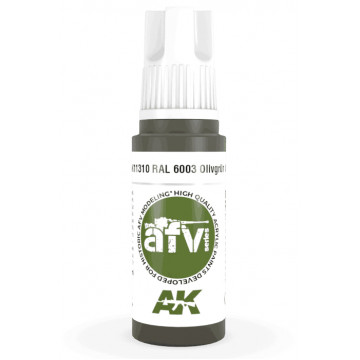 Vernice Acrilica AK 3rd Gen Serie AFV RAL 6003 Olivgrun opt.2