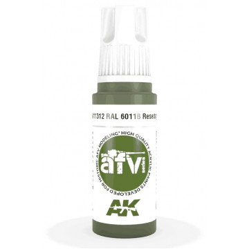 Vernice Acrilica AK 3rd Gen Serie AFV RAL 6011B Resedagrun