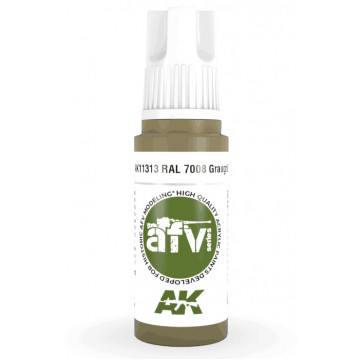Vernice Acrilica AK 3rd Gen Serie AFV RAL 7008 Graugrun