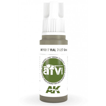 Vernice Acrilica AK 3rd Gen Serie AFV RAL 7027 Grau