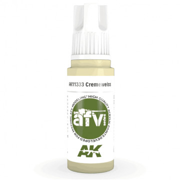 Vernice Acrilica AK 3rd Gen Serie AFV Cremeweiss