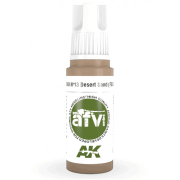 Vernice Acrilica AK 3rd Gen Serie AFV N.13 Desert Sand (FS30279)