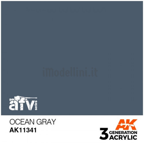 Vernice Acrilica AK 3rd Gen Serie AFV Ocean Gray (FS35164)