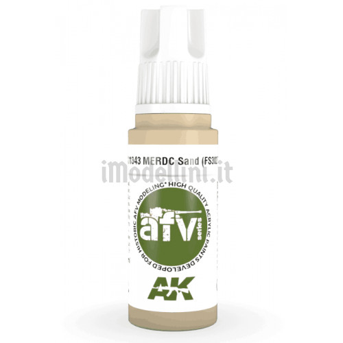 Vernice Acrilica AK 3rd Gen Serie AFV MERDC Sand (FS30277)