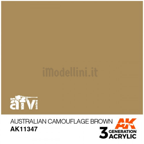 Vernice Acrilica AK 3rd Gen Serie AFV Australian Camouflage Brown