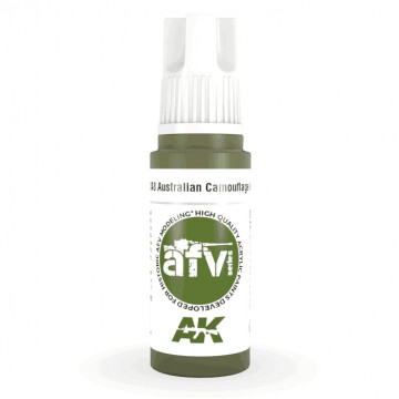 Vernice Acrilica AK 3rd Gen Serie AFV Australian Camouflage Green
