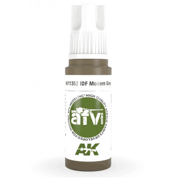Vernice Acrilica AK 3rd Gen Serie AFV IDF Modern Grey