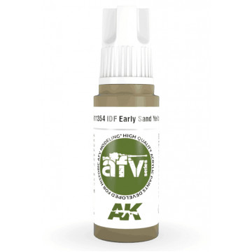 Vernice Acrilica AK 3rd Gen Serie AFV IDF Early Sand Yellow
