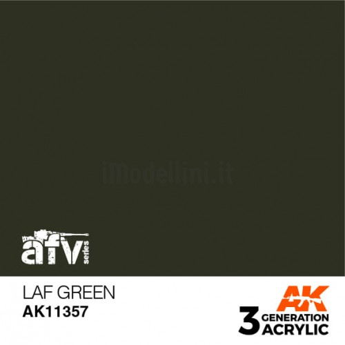 Vernice Acrilica AK 3rd Gen Serie AFV LAF Green