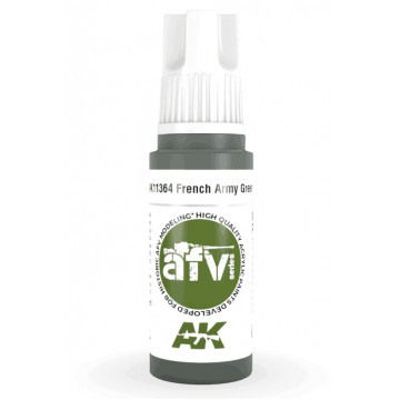 Vernice Acrilica AK 3rd Gen Serie AFV French Army Green