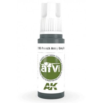 Vernice Acrilica AK 3rd Gen Serie AFV French Army Grey-Blue
