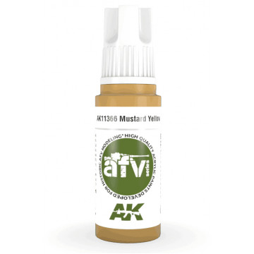Vernice Acrilica AK 3rd Gen Serie AFV Mustard Yellow