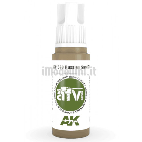 Vernice Acrilica AK 3rd Gen Serie AFV Russian Sand 7K