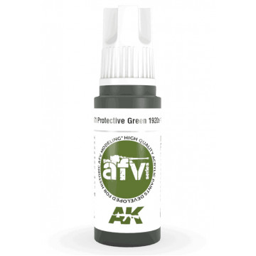 Vernice Acrilica AK 3rd Gen Serie AFV Protective Green 1920s-1930s
