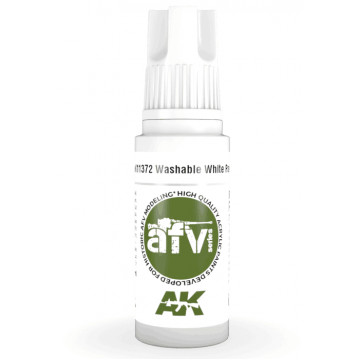 Vernice Acrilica AK 3rd Gen Serie AFV Washable White Paint