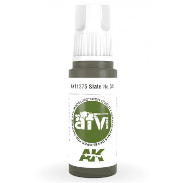 Vernice Acrilica AK 3rd Gen Serie AFV Slate n.34