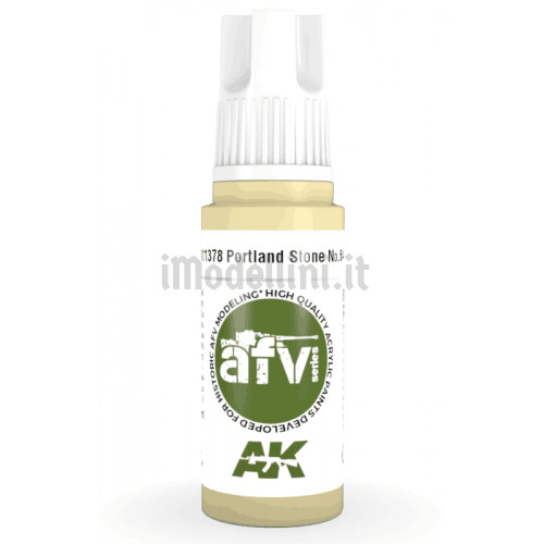 Vernice Acrilica AK 3rd Gen Serie AFV Portland Stone n.64