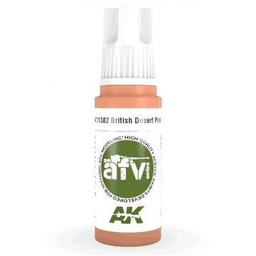 Vernice Acrilica AK 3rd Gen Serie AFV British Desert Pink ZI
