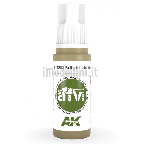 Vernice Acrilica AK 3rd Gen Serie AFV British Light Mud
